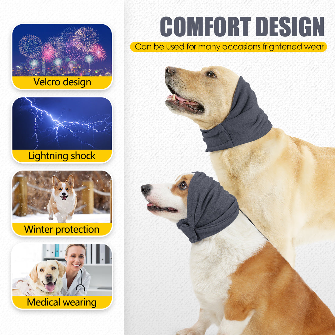 Dog Anxiety Relief Hood