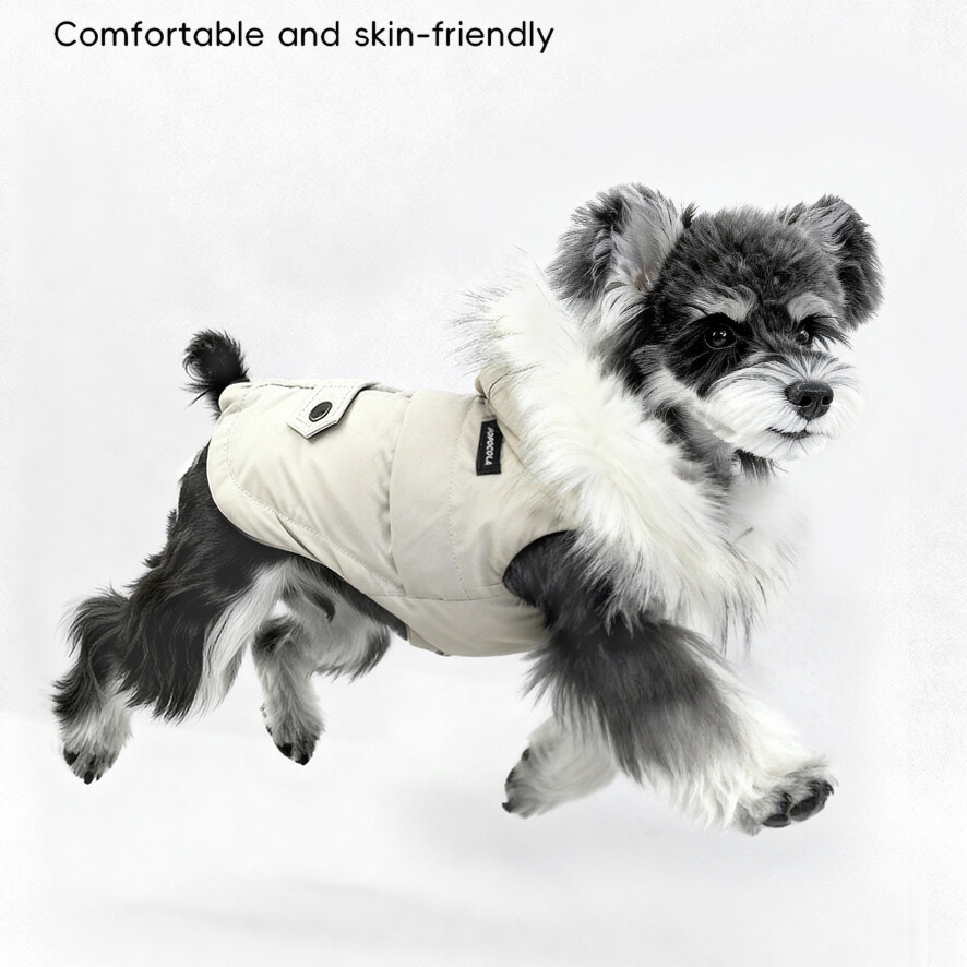 Dog Hooded Puffer Jacket