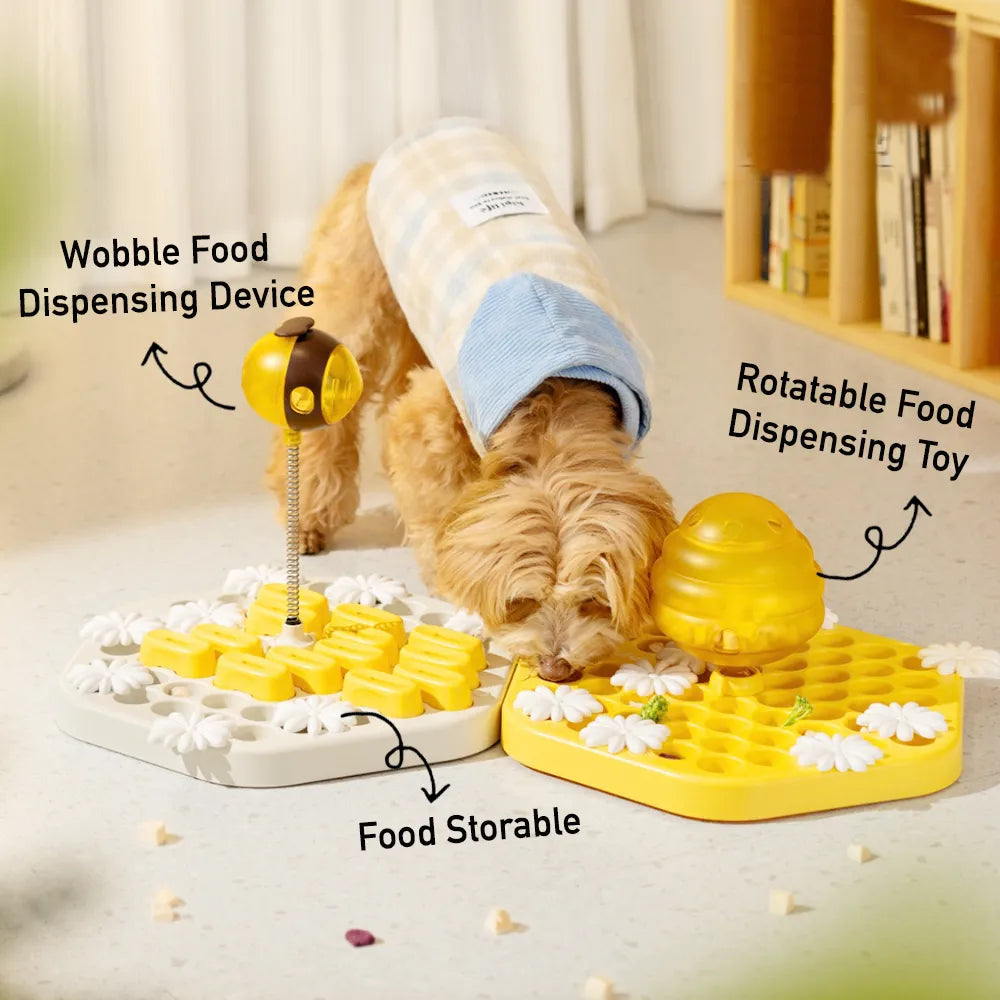 Dog Treat Dispensing Puzzle - Bee