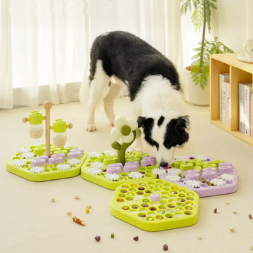 Dog Treat Dispensing Puzzle - Flower