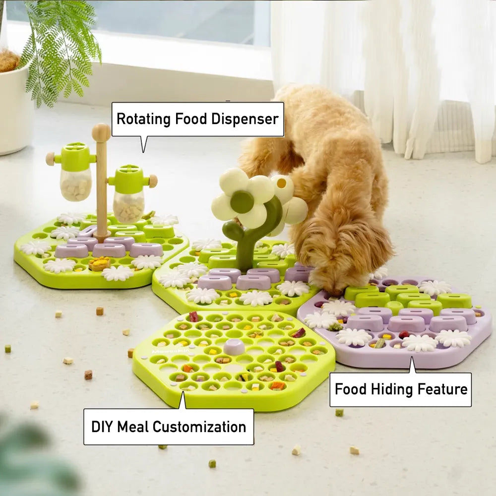 Dog Treat Dispensing Puzzle - Flower