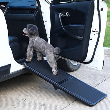 Foldable Dog Stairs for Car Front Seat