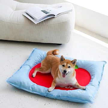 Playful Gel-Filled Dog Cooling Bed