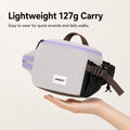 Pawsbetter Everyday Dog Walking Crossbody Bag, lightweight crossbody walking bag with divided storage, lightweight 127g carry feature detail