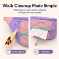 Pawsbetter Magnetic-Closure Dog Walking Bag, compact treat and essentials bag for dog walks, walk cleanup simple feature detail