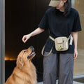 Pawsbetter Multi-Pocket Dog Training Treat Pouch, organized treat pouch with magnetic opening for dog training, reward training close scene