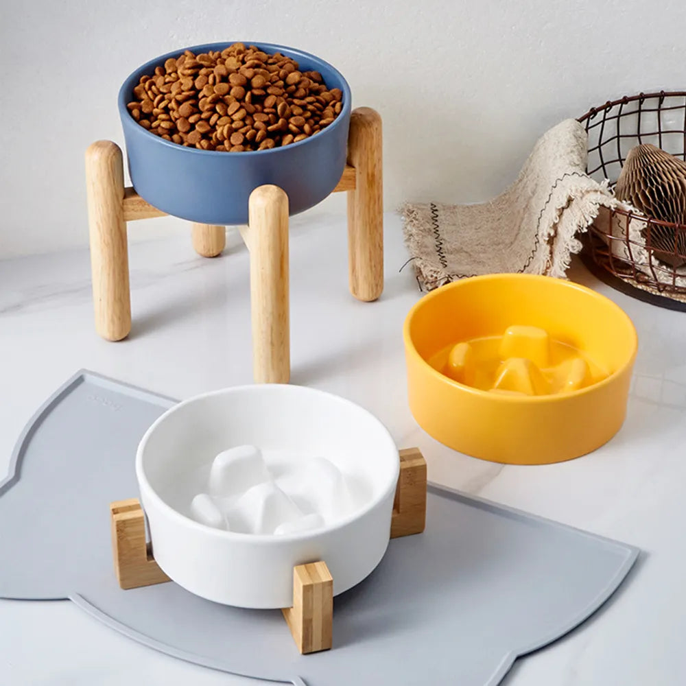 Ceramic Dog Slow Feeder Bowl – Pawsbetter - Main Image