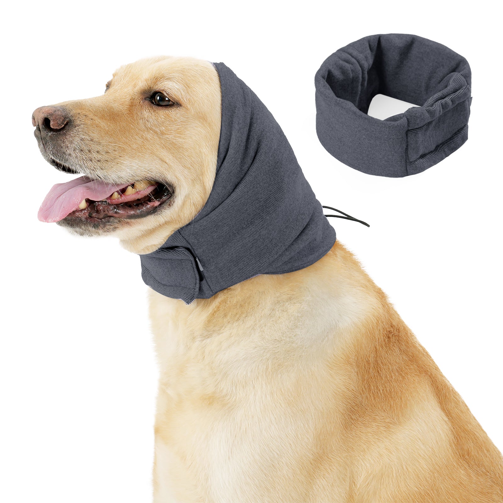 Kapuze zur Linderung von Angstzuständen bei Hunden