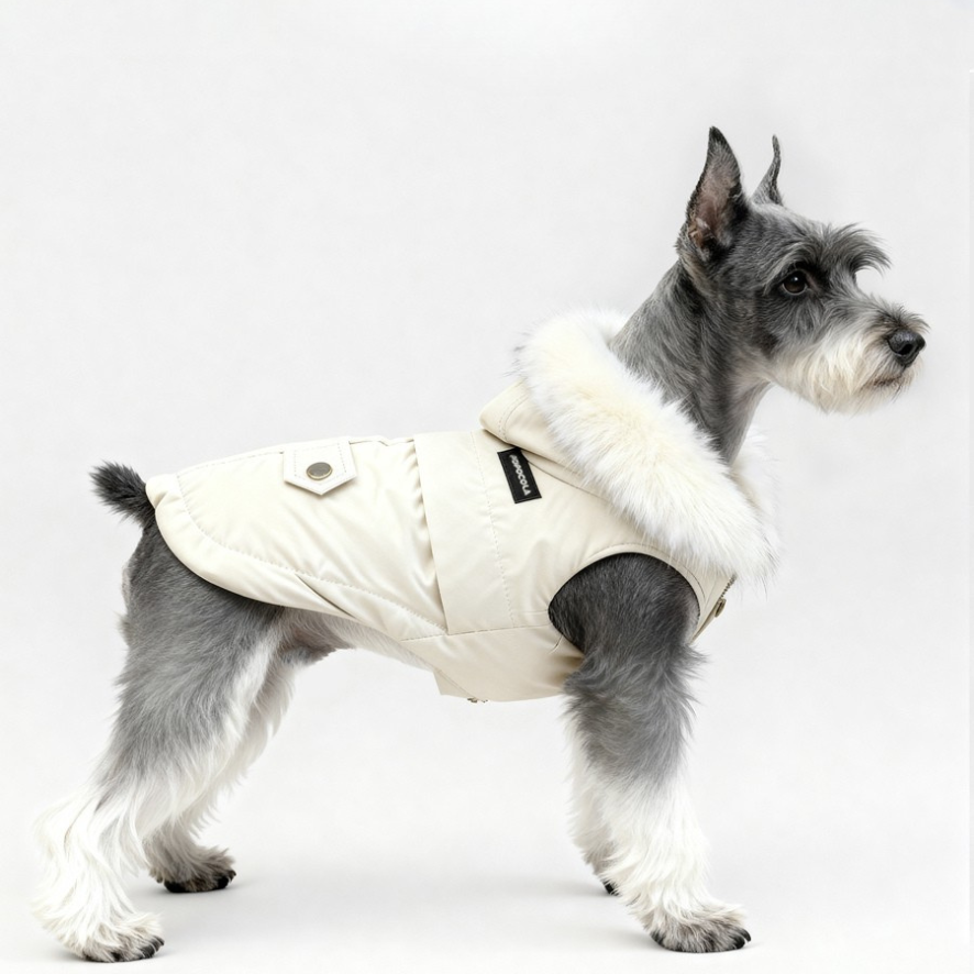 Dog Hooded Puffer Jacket