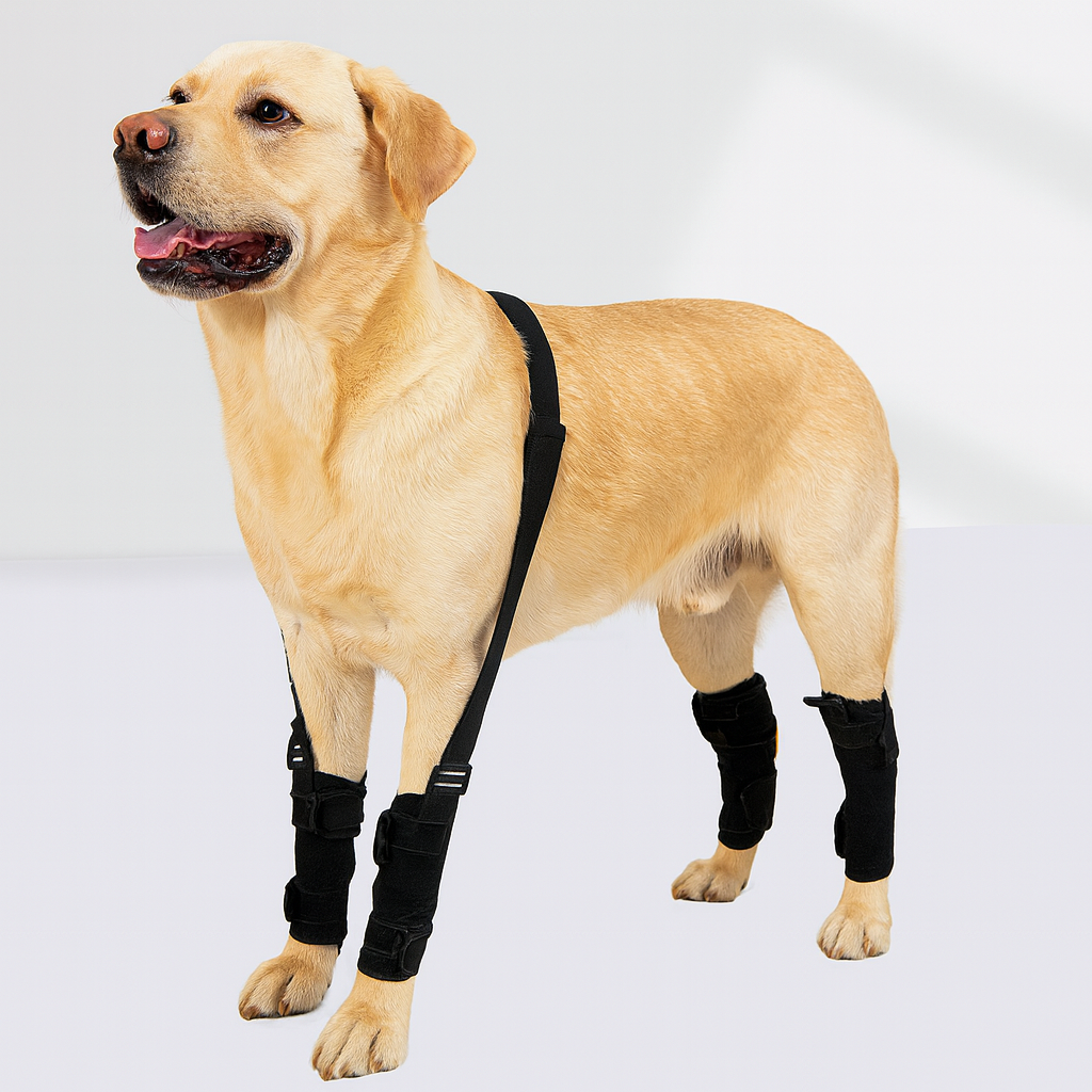 Dog Leg Support Brace with Lift Strap
