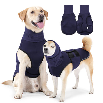 Angstlinderungsweste für Hunde mit Ohrenschutz