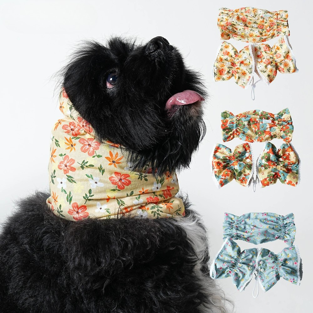Floral Dog Ear Cover