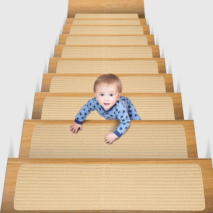 Non-Slip Carpet Mat for Wooden Steps yellow