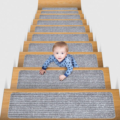 Non-Slip Carpet Mat for Wooden Steps grey