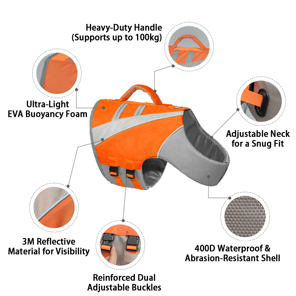 EVA Buoyancy Dog Life Jacket